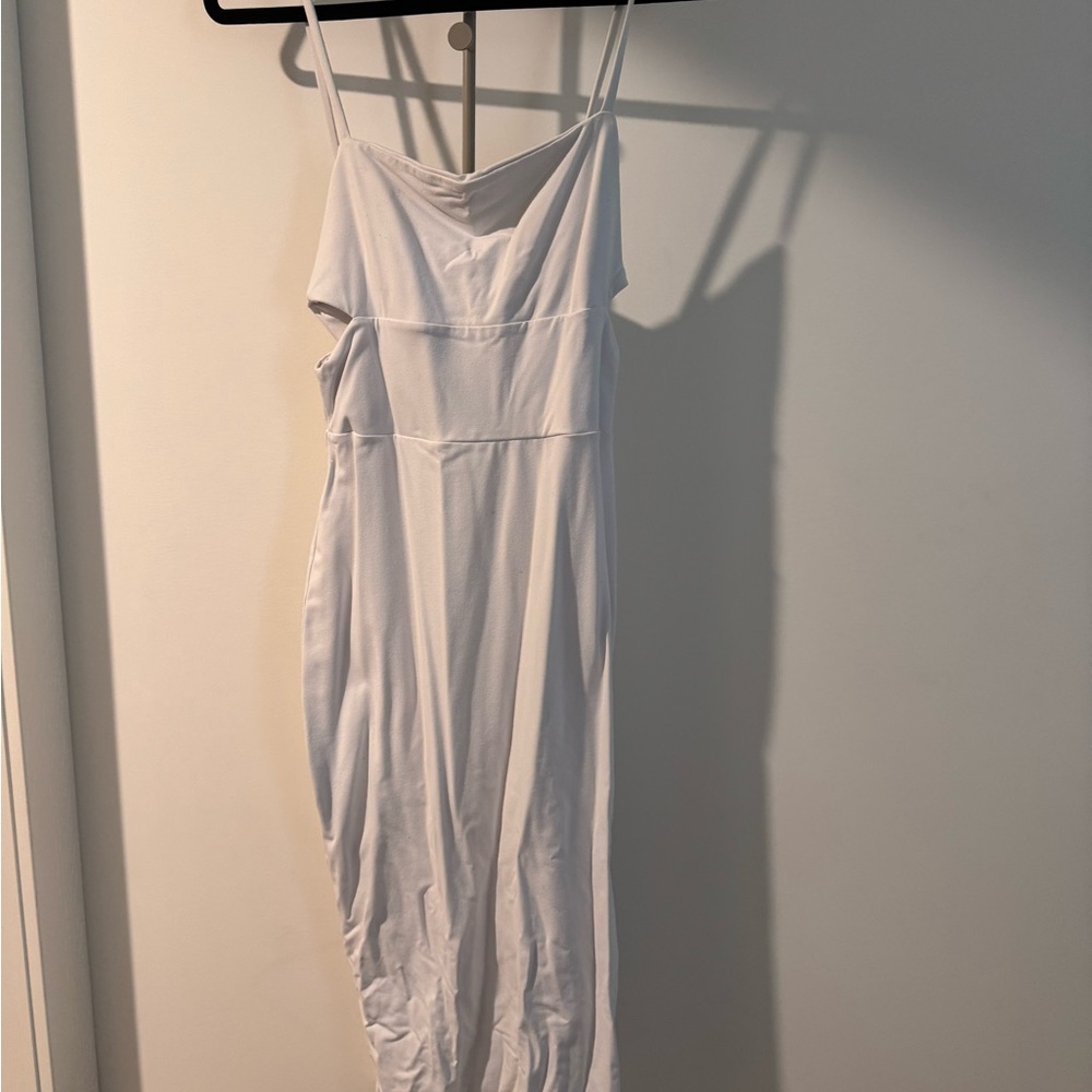 Susana Monaco Cream Spaghetti Strap Slip Dress for Brides